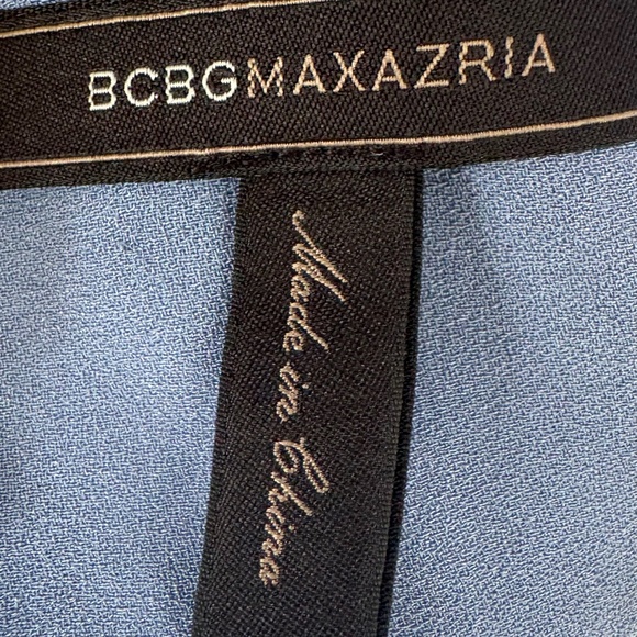 BCBG Maxazria. Blue maxi dress with cutouts size Small/2 - Picture 3 of 7